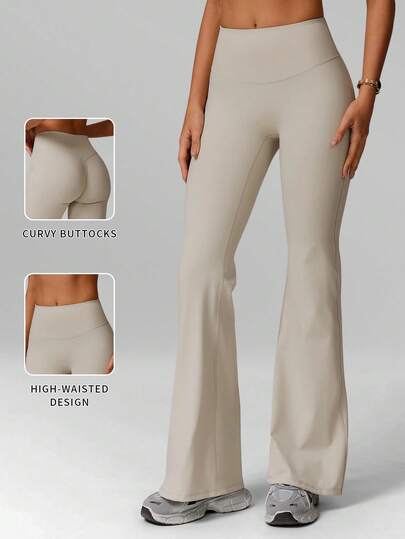  Quần thể thao nữ MFVIM mùa xuân/hè, quần ống rộng dáng suông thoải mái, quần legging yoga cạp cao phối màu tương phản, quần thể thao chạy bộ, tập thể dục ôm sát, thoáng khí, thoải mái, chất liệu nhẹ, quần dài nâng eo thon gọn cho hoạt động yoga ngoài trời, quần ống rộng loe chạy bộ thể thao.