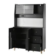 Buffets & Sideboards - Black + MDF - View 7