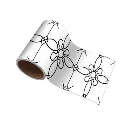 OUTANA Zelfklevende vinyl tegel voor sierlijst, verwijderbaar en eenvoudig te installeren zonder gereedschap, gemakkelijk schoon te maken, vormvast en kleurecht, geschikt voor slaapkamer, studeerkamer, keuken, badkamer, hal, tv-achterwand, kantoor, gang.