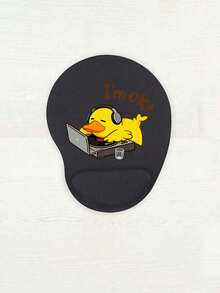 Ergonomic Wrist Rest Mouse Pad, Cute Work Duck Design, Ergonomic EVA Wrist Pad, Non-Slip Memory Foam Mouse Pad With Comfortable Wrist Support, Skin-Friendly Desktop Support Pad, Suitable For Gaming, Office, Computer, Laptop, Home, Graduation Gift, Valentine's Day, Mother's Day, Back To School Perfect Gift - Multicolor - View 11