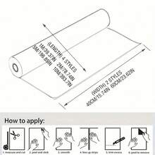 1卷自粘墙纸，黑白大理石纹理，防水可移除，不留残胶，防油防刮，易于粘贴，光泽简约深色奢华高级饰面，适用于厨房台面、橱柜、浴室盥洗台、墙面、家具翻新。 - 壁紙 - 查看 7