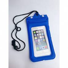 Good Goods, Cameras, Transparent Beach Bags, , Waterproof Bags, Rafting, Swimming, Mobile Phones, Epidemic Prevention Supplies, Leak-Proof - Three-fold Inflatable Dark Blue - View 1