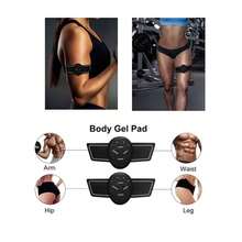 AXH EMS Muscle Stimulator, ABS Pulse Massager For Leg, Arm Muscle Training, Home & Office Abdominal Muscle Exercise - Black - View 1