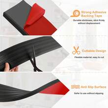 1pc Multi-Functional Ramp Mat - Self-Adhesive, , Anti-Slip, Suitable For Sweeping Robots, Shopping Carts - A - View 3