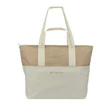 KEEP COOL Bolsa Isotérmica Bolsa Térmica de Gran Capacidad para Comida y Bebidas Diseño Elegante y Resistente Ideal para Picnic Playa Oficina y Viajes Hueso - hueso - Ver 4