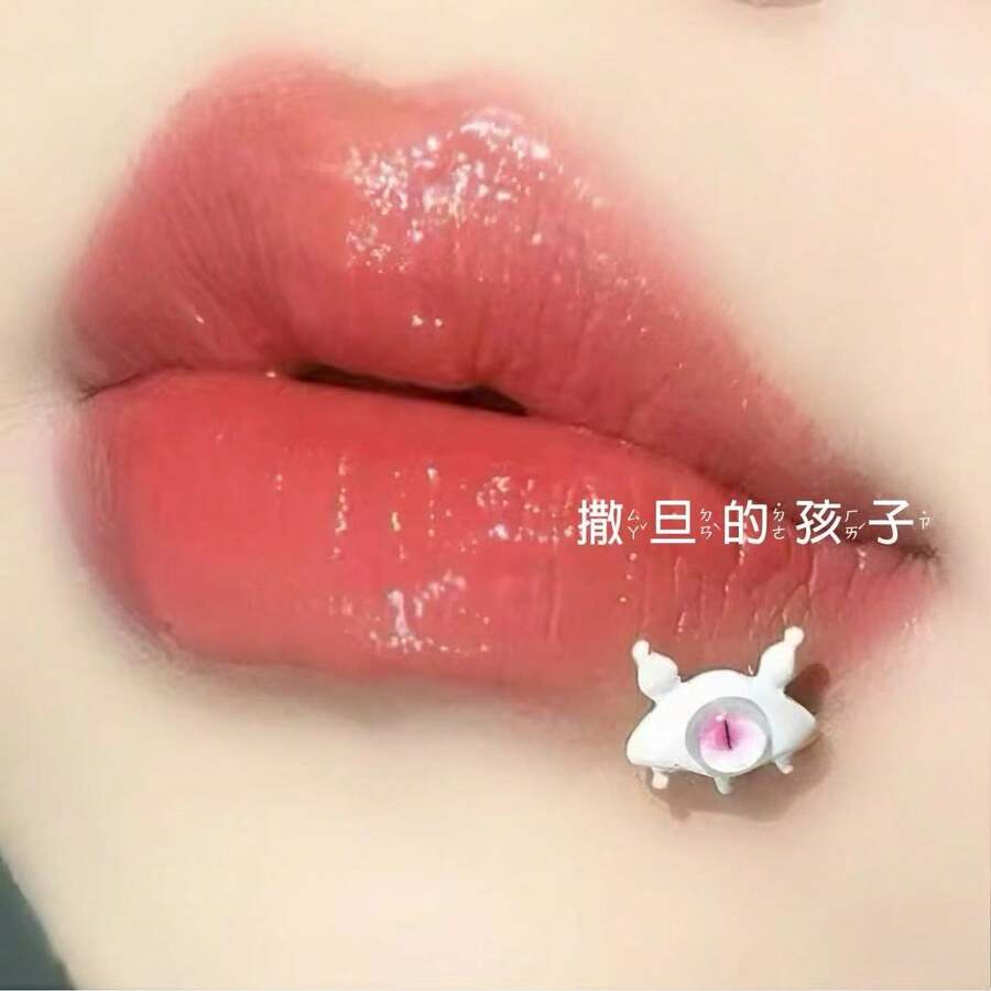 Khuyên môi bằng thép titan, ren trong, thiết kế hình quái vật bánh bao độc đáo, phong cách Punk. - Xỏ khuyên môi hình quái vật bánh bao - Xem 1