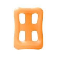 1 pieza Flotador inflable de piscina de 4 rejillas reforzado con respaldo, diseño duradero y estable, adecuado para adultos como silla de descanso de piscina al aire libre, hamaca de agua, disponible en múltiples colores - Multicolor - Ver 16