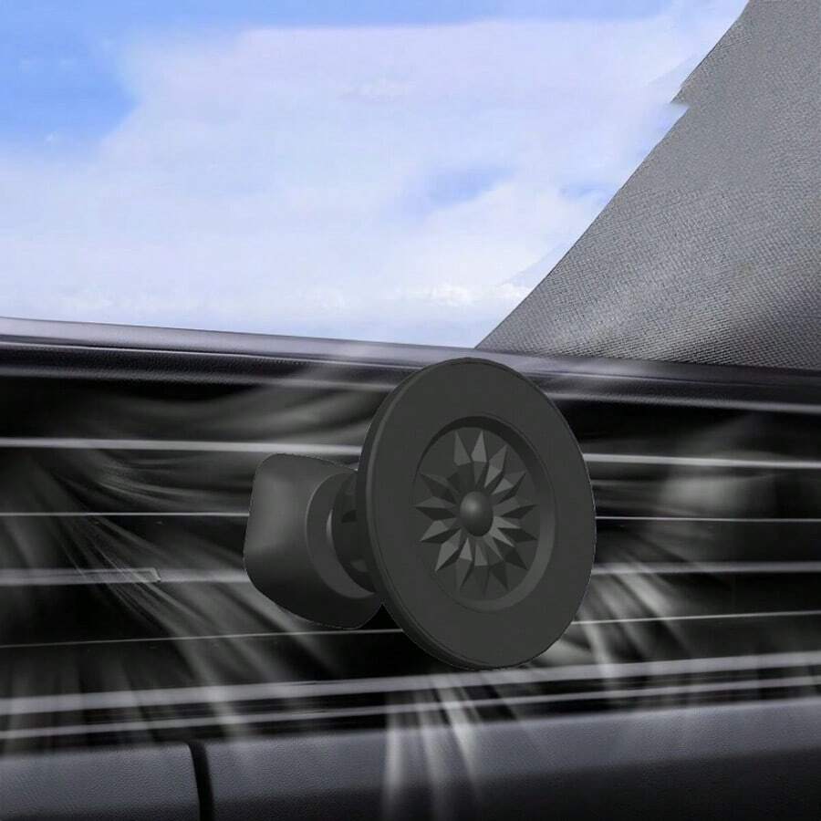 1 chiếc giá đỡ điện thoại từ tính đa năng, giá đỡ điện thoại gắn trên cửa gió điều hòa tiện dụng với nhiều đế. - Kiểu clip - Xem 1