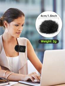 Vỏ bọc micro cho Rode Wireless Pro, mút chắn gió lông mèo lọc tiếng pop tương thích với hệ thống micro không dây Rode Wireless Pro, giảm tiếng ồn nền, cải thiện chất lượng âm thanh (2 cái) - Một cỡ - Xem 9