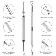 Stainless Steel Cuticle Nipper For Nail Salon, Precision Sharpened Blade, Effective Removal Of Cuticles And Hangnails - Silver - View 9