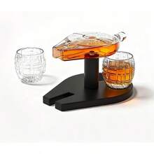 Galactic Cruiser Whiskey Decanter And Glass Set Limited Edition Space Theme Unique Gift For Men Dad Brother Whiskey Lovers Home Bar - View 4