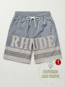 Men's Statement Print Shorts Fashion Designer Patterned Casual Daily Wear Shorts - Nhiều màu - Xem 1