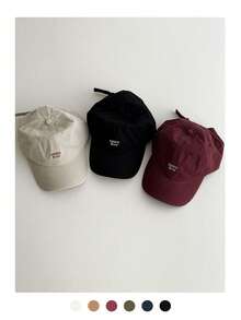 1pc American Retro Baseball Cap, Men Women Oversized Wide Brim Deep Crown Sun Hat, Face Slimming Peaked Cap, Small Letter Embroidery Soft Top Baseball Cap, Spring Summer Outdoor Sun Hat, Large Head Circumference Baseball Cap - OneG Letter - View 7
