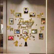 Bộ 10 khung ảnh acrylic hình cây gia đình trang trí tường - Tạo nên bức tranh cây gia đình ấm áp và lãng mạn bằng những bức ảnh yêu thích của bạn, phù hợp cho nhà cửa, phòng khách hoặc bất kỳ phòng nào. Tuyệt vời cho đám cưới, Ngày Valentine, Lễ Tạ ơn, Giáng sinh, sinh nhật và các dịp khác. Kích thước tranh dán tường: 47,2x47,2 inch - A - Xem 11