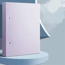 1 pieza Carpeta con 2 orificios y 4 anillos tamaño A4, organizador de archivos con doble capa extraíble para documentos, exámenes y papeles, artículos escolares - Multicolor - Ver 18