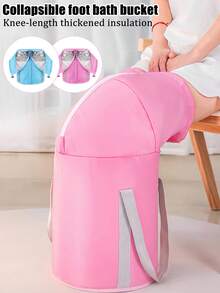 Home Use, Thickened, Foldable, Portable Foot Bath Tub/Foot Soaking Bag, Deep Enough To Cover The Calves, Foot Bath Health Care Constant Temperature Device - Multicolor - View 1