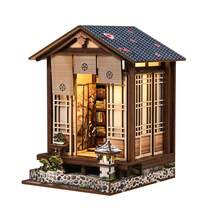 DIY Miniature House Kit With LED Light, 3D Wooden Puzzle Japanese Style Garden Study, Creative Book Nook & Shelf Decor, Model Building Hobby Gift For Adults & Teens, Ages 14+ - Japanese Courtyard - View 11