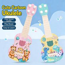 Juguetes musicales para niños, juguetes de guitarra e instrumentos de cuerda, juguetes de ukelele, juguetes educativos - Multicolor - Ver 1