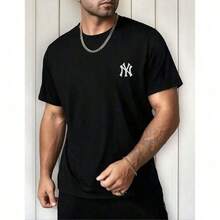 Set Of 3 Men's T-Shirts, 100% Cotton, Crew Neck, Comfortable, Various Colors, Immediate Shipping - 彩色 - 查看 4