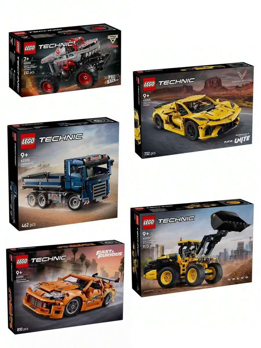 Bộ xếp hình LEGO Technic Series 42200 42203 42204 42205 42209 dành cho cả nam và nữ, thích hợp cho việc lắp ráp, giúp bạn giải đố trí tuệ. - Nhiều màu - Xem 1
