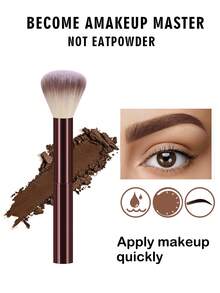 34件套化妆工具套装包含：20支化妆刷套装+1个多功能防水拉链化妆包+2个化妆海绵+2个迷你化妆海绵+4个三角粉扑+2个迷你气垫粉扑+2个卸妆海绵+1个化妆刷清洁工具 - 棕色 - 查看 2