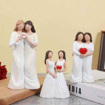 1pc Resin Decorative Figurine, Home Decor, Resin Craft, Gift, Decoration For Indoor, Outdoor, Bedroom, Study, Living Room, Dresser, TV Stand