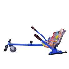 AYAYM Hoverkart Adjustable Sixth Gear Telescopic Adjustment Triangle Stable Kart Seat Kart Racing Frame Fits All Hoverboard Sizes - 8" And 10" - Graffiti Blue - View 7