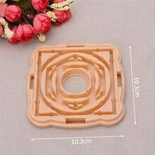 DIY Flower Loom Knitting Kit Plastic Weaving Tool Set For Making Handmade Flowers Scarves Beginner Craft - Multicolor - View 3