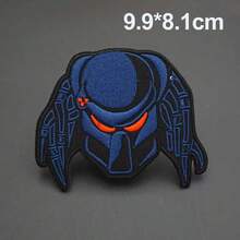 Alien Predator Embroidered Patch, Tactical Vest/Belt Badge, Backpack Motivational Badge, Clothing Patch Sticker - Ironing Style - View 6