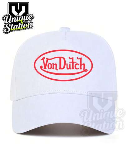 Dutch,1 Cap - Unisex Lettering &Print Hip-Hop Street-Style Baseball Cap Trucker Hat, Dad Hat, Hip-Hop Cap - Ideal For Outdoors, Travel, Hiking, And The Beach