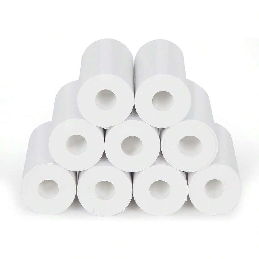 Thermal Paper For Instant Print Cameras, 10 Rolls, Thermal Printer Paper White, Zero Ink Printing Paper For Camera, Easy To Replace - Suitable For Kids Camera Instant Print