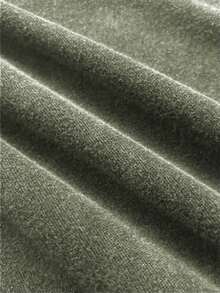 超大款做旧灰色无袖背心，宽松复古水洗风格，宽肩剪裁，休闲百搭夏季单品 - 墨綠色 - 查看 3