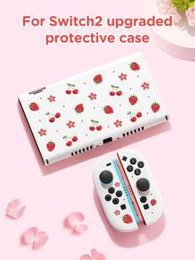 Nuevos accesorios para la consola de juegos Switch2 (2025), funda protectora con diseño de lunares rojos y lazos florales, compatible con Switch2/Switch NS/Switch OLED/Lite, incluye bolsa de almacenamiento, base acoplable y funda protectora, el mejor regalo para jugadores de Switch - Multicolor - Ver 22