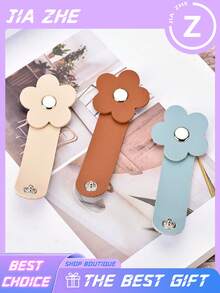 1/8/10 Pack Fashion Flower Cable Organizer,Multiple Colors Available,Ladies' Favorite Charging Cable Storage Tool,Portable Anti-Loss Cable Management Holder For Phone Data Cables & Earphone Wires,Perfect For Travel, Hiking,Picnics & Outdoor Occasions - Flower Style-multicolor - View 8
