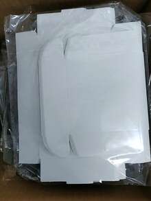 10 cái Trắng/nâu Giấy kraft Nhiều kích cỡ Hình vuông Qủa tặng Kẹo hộp , DIY Hộp bao bì - 10 - Xem 44