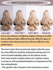 22 Inch Light Blonde Long Curly Wig With Fringe Bangs, Heat Resistant Synthetic Hair, Natural Looking Wig For Daily, Party & Cosplay - Gold - View 9