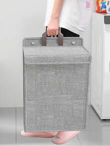 Giỏ đựng quần áo bẩn gấp gọn treo tường, thích hợp cho phòng tắm, phòng ngủ, phòng khách và dọn dẹp nhà cửa, giỏ đựng quần áo bẩn tiện dụng trong gia đình. - Nhiều màu - Xem 2