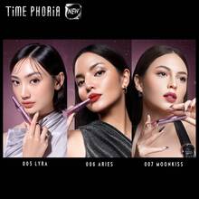 TIMEPHORIA 二合一丝绒唇膏，持久显色唇釉，蕴含丝绒柔焦粉末，富含山茶花油和维生素E，滋养唇部，轻盈不粘腻配方，打造柔滑唇形。 - 004 Leo - 查看 2