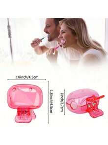 5/3/1pc Toothbrush Head Protective Cover; Travel Toothbrush Dust Cover, Toothbrush Head Storage Box, Portable And Easy To Clean, Prevents Dust And Foreign Objects From Contaminating Toothbrush, Keeps Toothbrush Clean. Toothbrush Protective Clip Suitable For Home/Travel/Dorm/Camping, Toothbrush Head Protective Box For Electric Toothbrushes, Home Bathroom Decor, Summer Decor; Family Gift; Home Toothbrush Holder - Multicolor - View 5