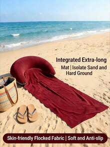 Thảm bãi biển bơm hơi gấp gọn, di động, dùng cho một người, thích hợp cắm trại. - Nhiều kiểu dáng - Xem 3