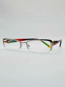 Eyeglass Frame, Metallic, Semi-Rimless, Small Model - PROMOTION - Multicolor - Ver 2