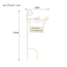 2/1pc Iron Art Vintage Flower Pot. Suitable For Planting Small Plants. Ideal For Garden, Room, Balcony, Cafe Decoration. Perfect As A Gift For Mother, Father. - Multicolor - View 11