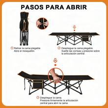 Camping Cots - Black - View 9