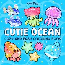 GDTME 成人及青少年海洋主题涂色书，设计简洁大胆，助您放松身心，展现海洋生物（简洁大胆的涂色风格）。是复活节、母亲节、父亲节、返校季和生日的完美礼物。文具、复活节礼物、房间装饰、学习用品、办公用品、礼品、派对礼品袋填充物、玩具、2026年毕业派对用品（舒适空间涂色）。 - 簡單海洋生物 - 查看 22