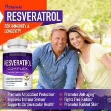 Resveratrol Supplement 1800 Mg Antioxidant Complex - Highly Potent Natural Trans-Resveratrol Pills For Healthy Aging, Overall Health Support, Immune System, Brain Function, For Men Women, 90 Capsules - 1PCS - 查看 7