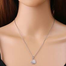 Bộ 2 dây chuyền mặt dây chuyền hình trái tim rỗng tùy chỉnh, dây chuyền thép không gỉ, quà sinh nhật cho mẹ, quà Ngày của Mẹ, có thể tùy chỉnh hai tên, quà tặng cho mẹ mới sinh, đồ tùy chỉnh, dây chuyền tên tùy chỉnh, quà tặng cá nhân hóa - Nhiều màu - Xem 11