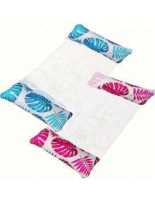 1 Bộ võng bơm hơi hình lá phong có lưới, có thể gấp gọn, dùng được cả tựa lưng và làm ghế nằm thư giãn trên nước (Họa tiết có thể ngẫu nhiên một số chi tiết) - Nhiều màu - Xem 10