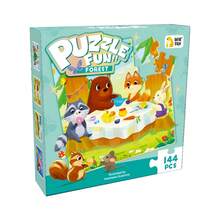 beartale 144 pièces Jouets Puzzle Animaux de la Forêt, Jouets Montessori, Comprenant Ours, Renards, Lapins, Ratons Laveurs et Autres Créatures de la Forêt, Jouets Cognitifs Montessori pour la Petite Enfance, Jeu d'Apprentissage de la Vie en Forêt, Jouets Puzzle, Jouets Éducatifs, Fournitures Scolaires, Convient aux Enfants de 3 à 6 Ans, Cadeaux d'Anniversaire, Cadeaux de Vacances d'Été, Cadeaux de Fête, Fête des Enfants, Rentrée Scolaire - Multicolore - Voir 14