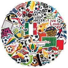 50pcs Football Stickers, Football Player Stickers, Football Sports Stickers, Football Gifts, Cartoon Sports Waterproof Stickers Suitable For Laptop, Phone, Car, Skateboard, Water Bottle, Scrapbook, Notebook - E - View 9