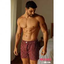 2 Cuecas Boxer Adulto Samba Canção Masculina Cueca Short Conforto e Qualidade. - Multicolorido - Visão 5